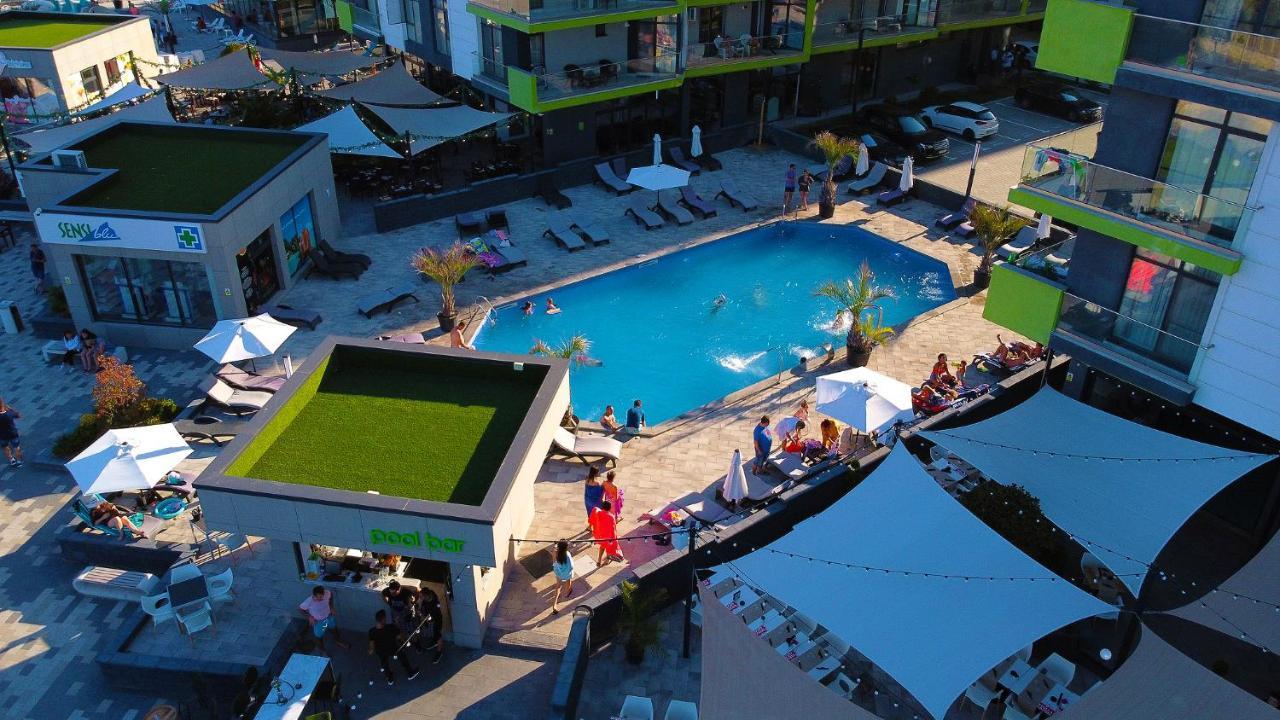 Cristalex Studio Aparthotel Pool & Spa Mamaia Nord นาโวดาริ ภายนอก รูปภาพ